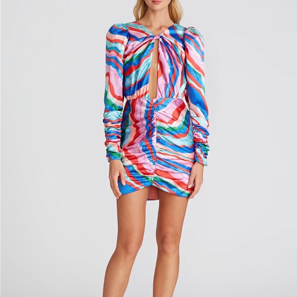 AMUR- Maxine Ruched Dress - Picture 1 of 6